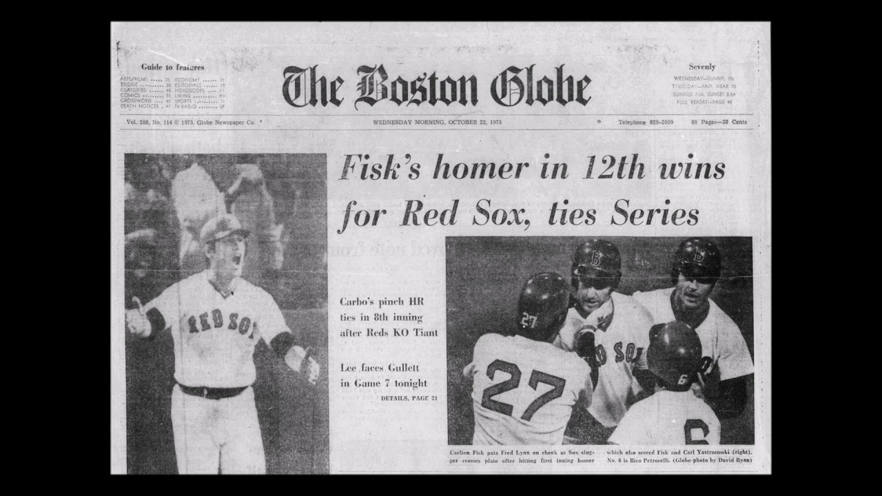 1975 World Series, Game 6 (NBC Radio, WNWS-FM, New York)