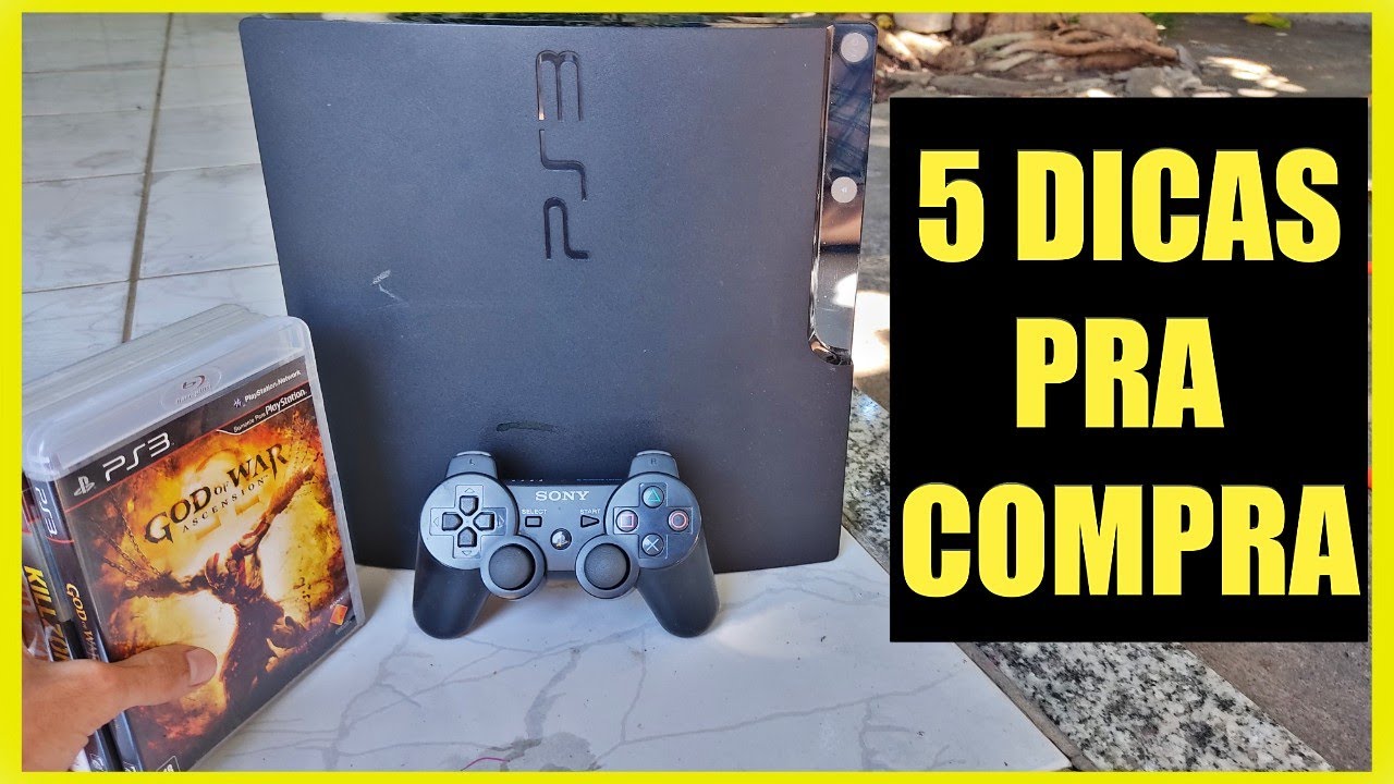 COMO COMPRAR PS3 BOM E BARATO | 5 DICAS PRA VOCÊ COMPRAR UM CONSOLE PERFEITO