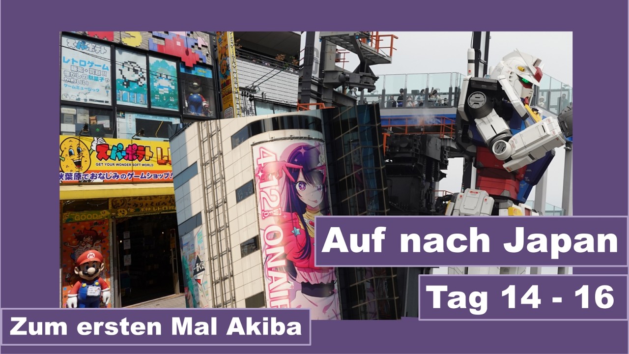 Mein erster Japan Urlaub - Nach auf nach Tokyo, zum ersten mal Akihabara 🇯🇵 [Tag 14-16 2023]