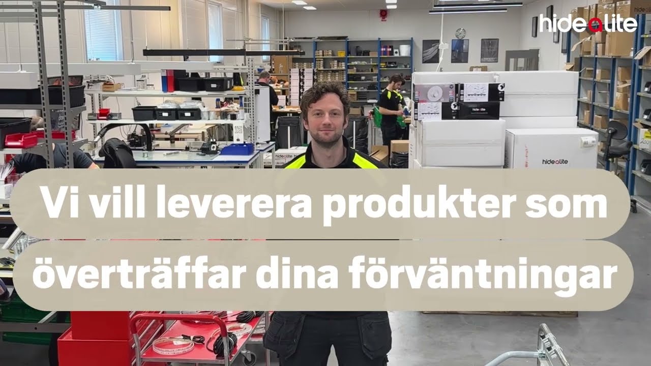💡 Få en glimt bakom kulisserna i vår produktion!