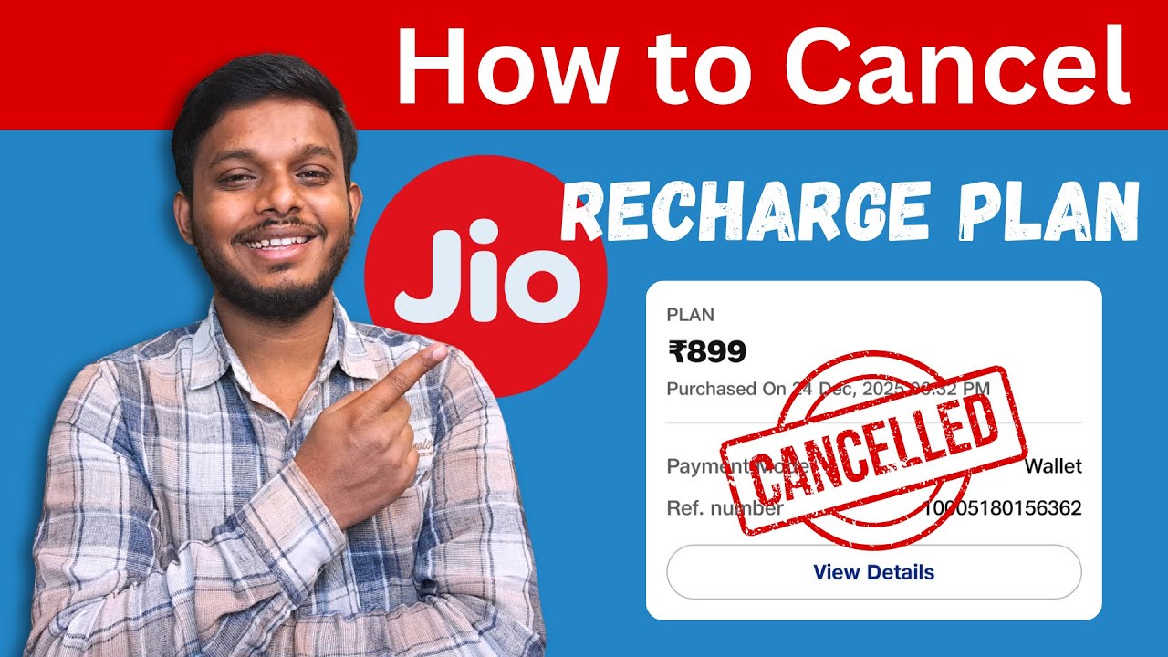 How to cancel Jio recharge plan and get refund #tishorts