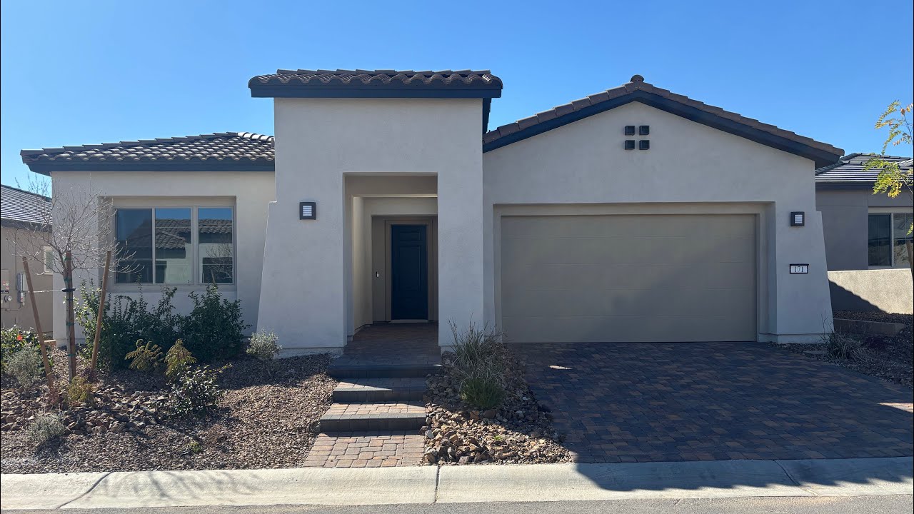 $657K Del Webb Lake Las Vegas Home Tour | 2,450 Sq Ft 55+ Living