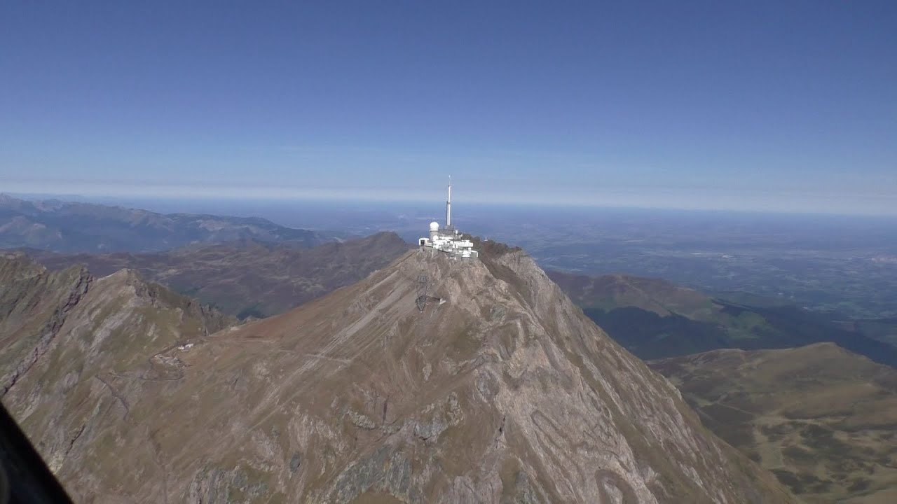 Baptême hélicoptère , sport-découverte , pic du midi sept 2024.