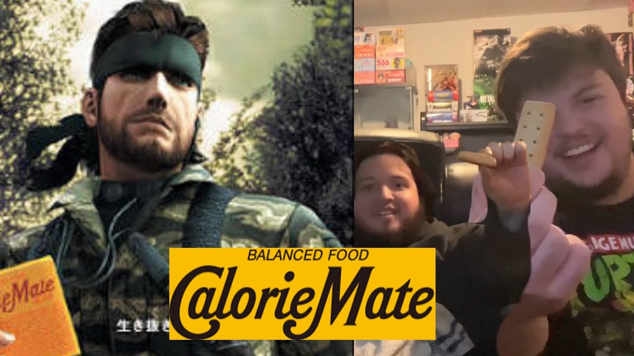 This Is What Snake Eats?! Trying All Calorie Mate Flavors for the First Time!