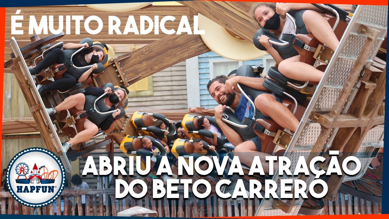 FOMOS na NOVA atração RADICAL do Beto Carrero, o Rebuliço. E mostramos tudo da nova área | Hapfun