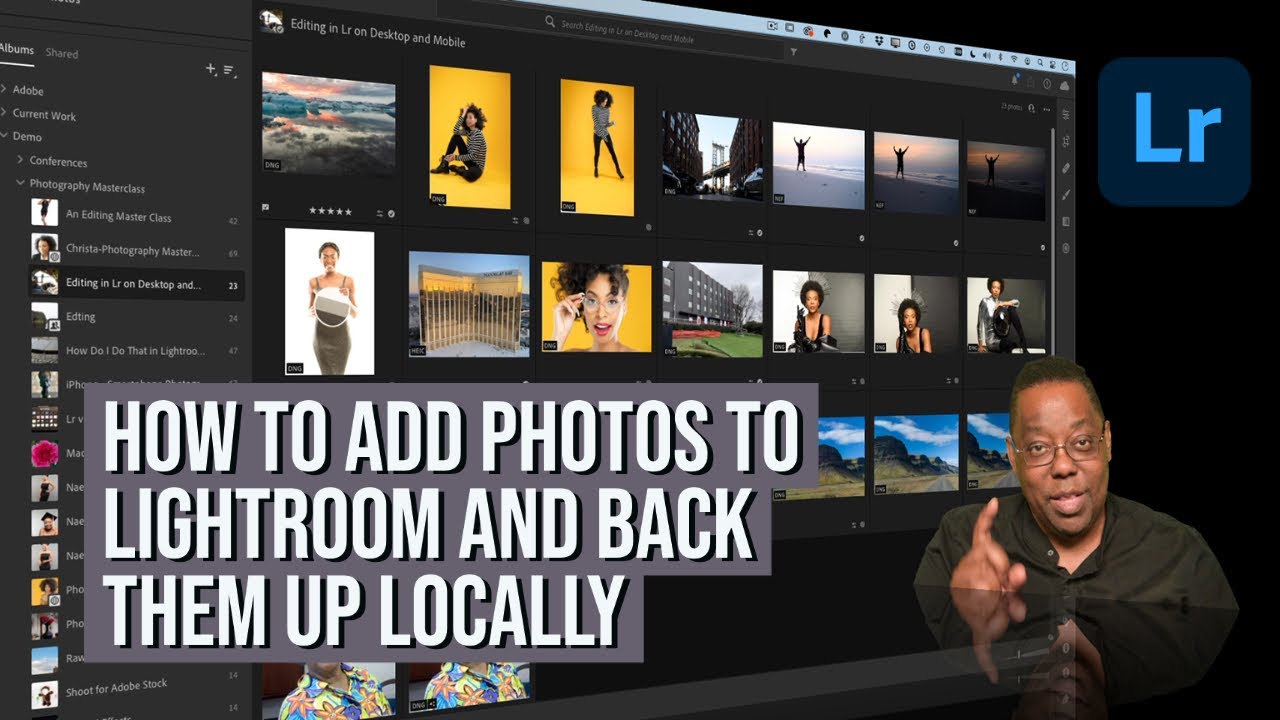 How to Add Photos to Lightroom and Back Them Up Locally