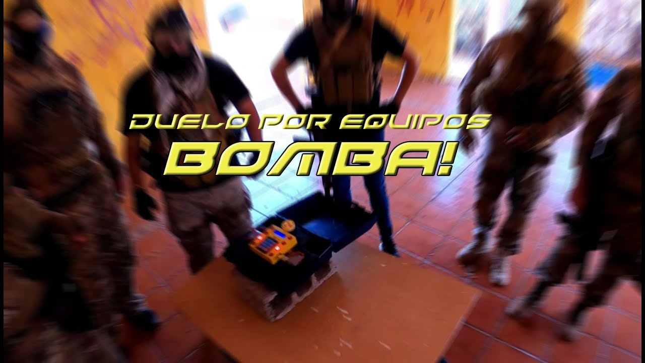 Partidas de #airsoft en Tenerife - Jugando duelo por equipos y bomba en Burros