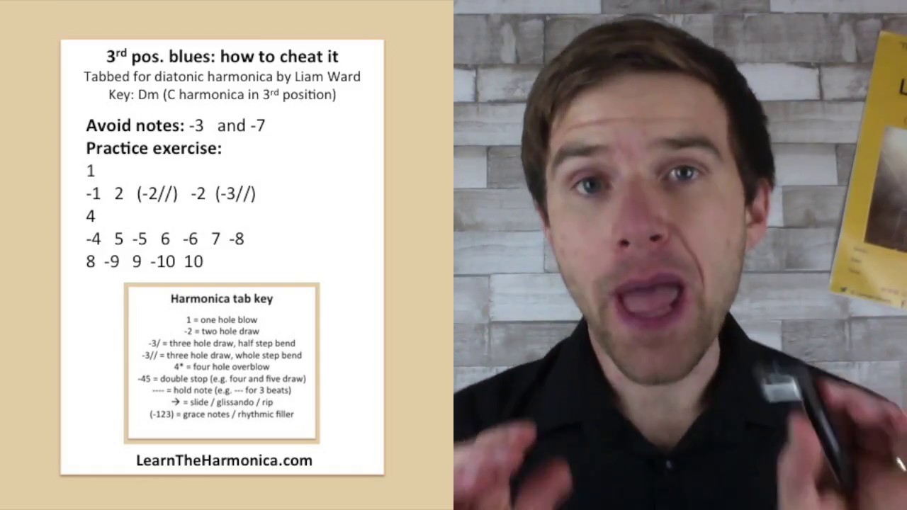 1 simple trick for awesome 3rd position blues harp playing (Harmonica Hacks #3)