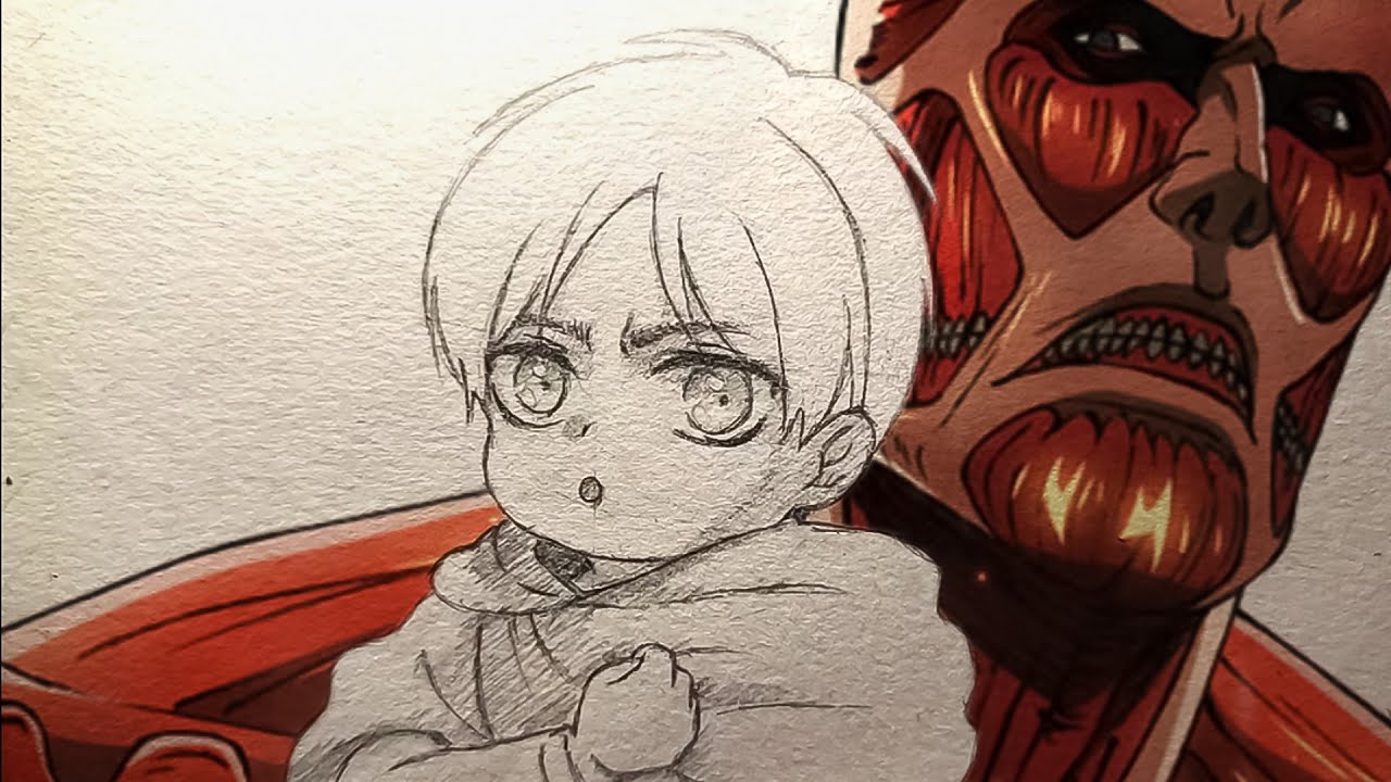Eren Jaeger Çizimi - Anime Nasıl Çizilir / Attack on Titan Chibi Eren
