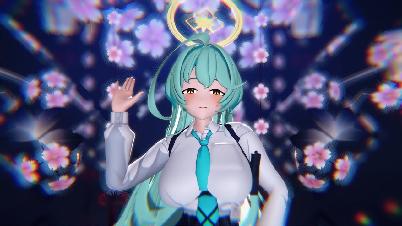 【Blue Archive MMD】梔子 ユメ(Kuchinashi Yume)【STAYC(스테이씨) 'Teddy Bear' 】