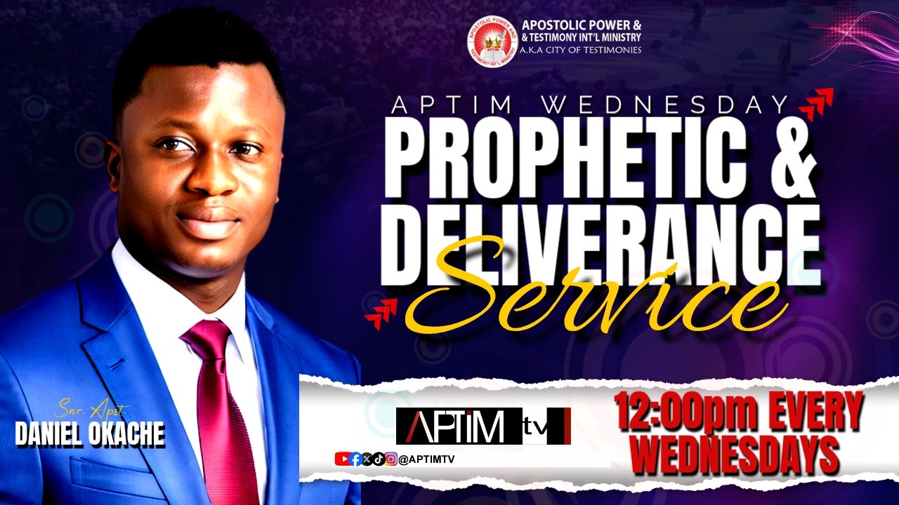 WEDNESDAY PROPHETIC DELIVERANCE & HEALING SERVICE