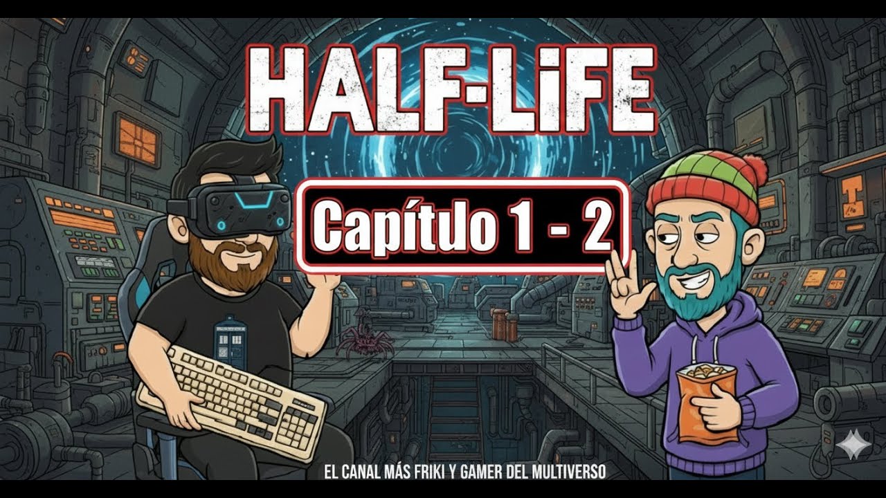 Half Life gameplay Cap. 1 y 2 (1998, Bazzite Linux) #Bienvenido a Black Mesa #Materiales Anómalos