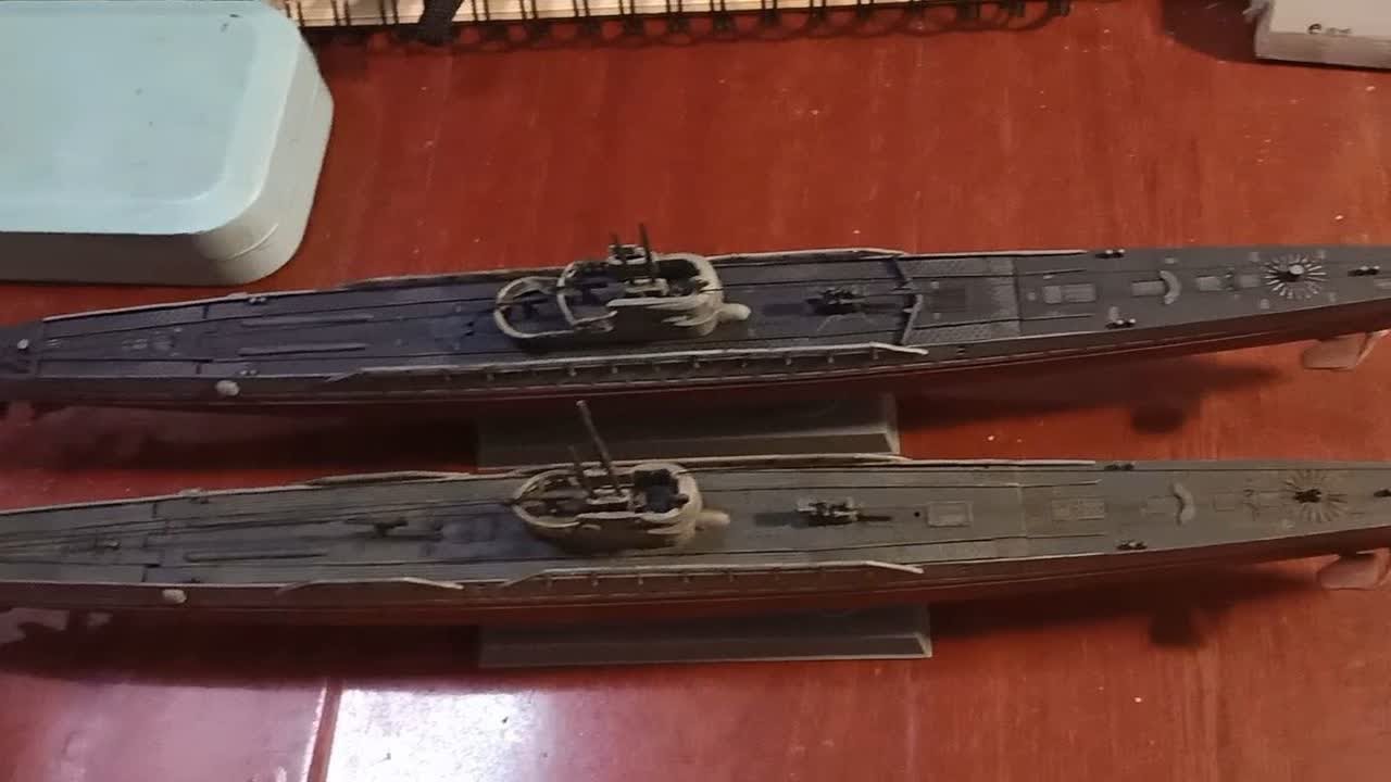 暑假回忆中的舰船模型