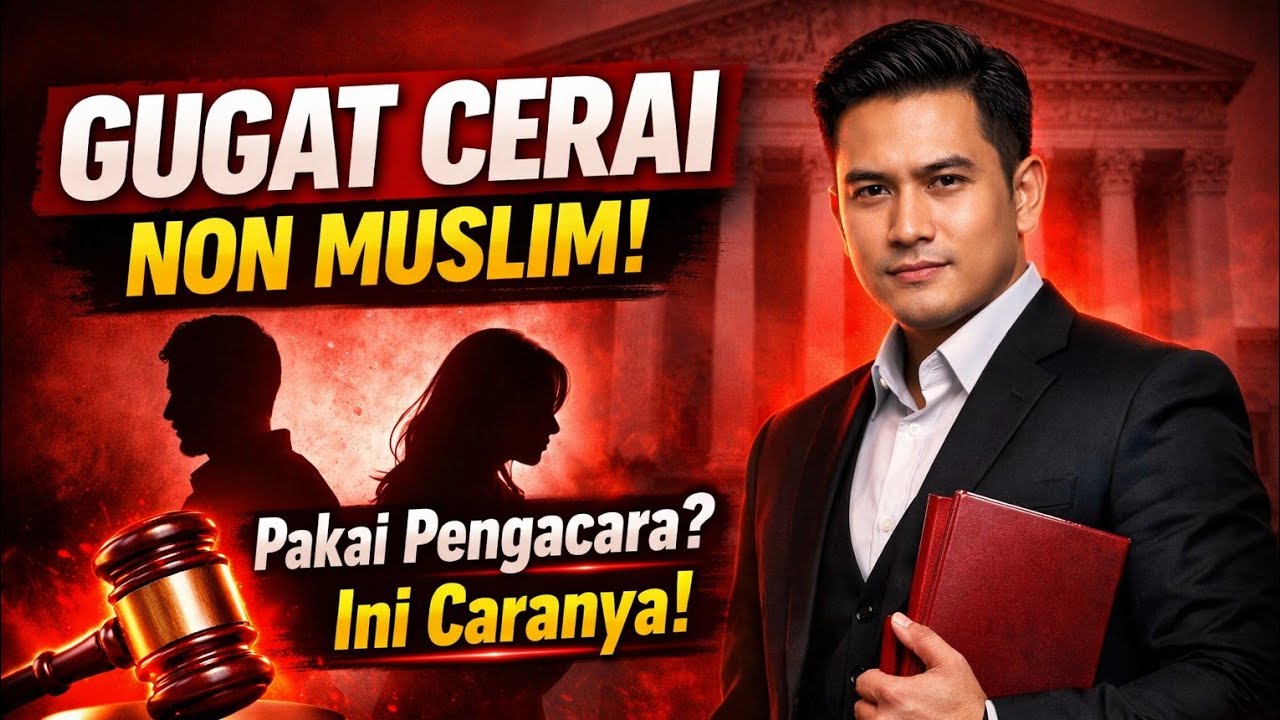 Cara mengurus gugat cerai non muslim pakai pengacara, ini proses dan langkah-langkahnya! 