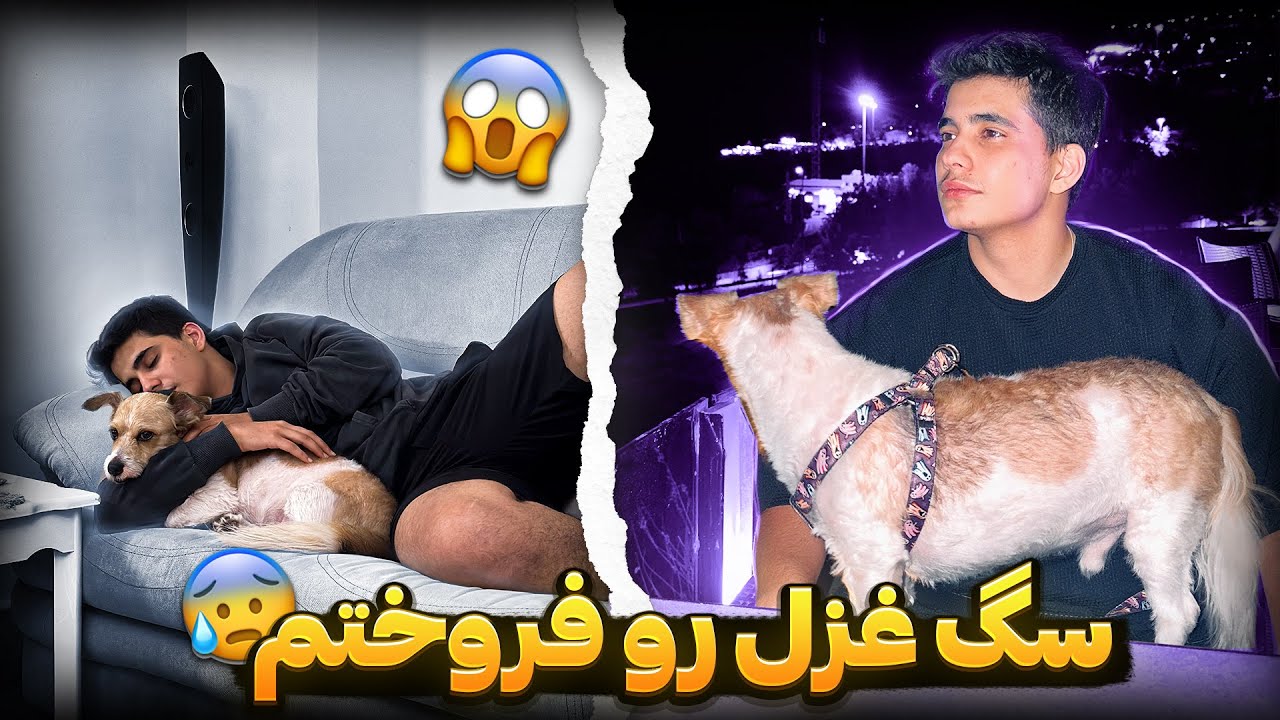 سگشو بیشتر از من دوست داره💔