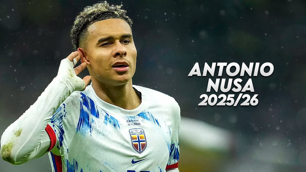 Antonio Nusa 2025/26 - Insane Skills, Goals & Assists | HD