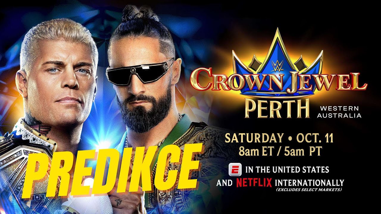 CROWN JEWEL 2025 PREDIKCE v WWE 2K25! Překvapí Cody Rhodes? Porazí  ho Seth Rollins?