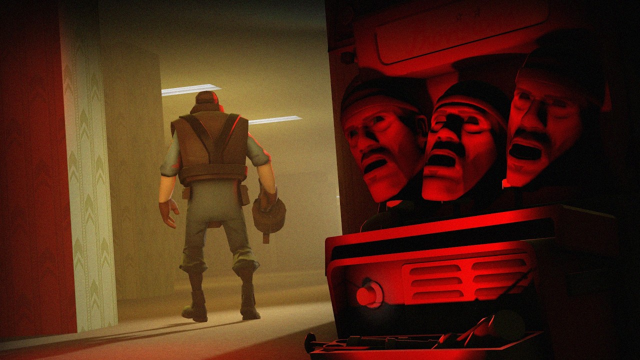 [SFM/HORROR] Tf2 Backrooms: Bounded