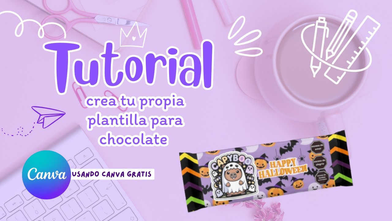 🎨 CREA GRATIS Empaques de Chocolates Personalizados en Canva ¡PASO A PASO!