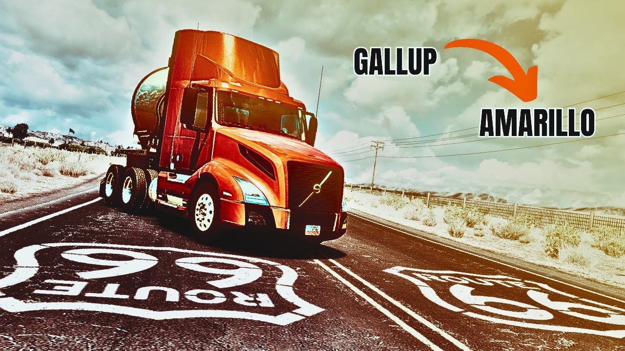American Truck Simulator - Exploring the New Mexico Route 66 Expansion