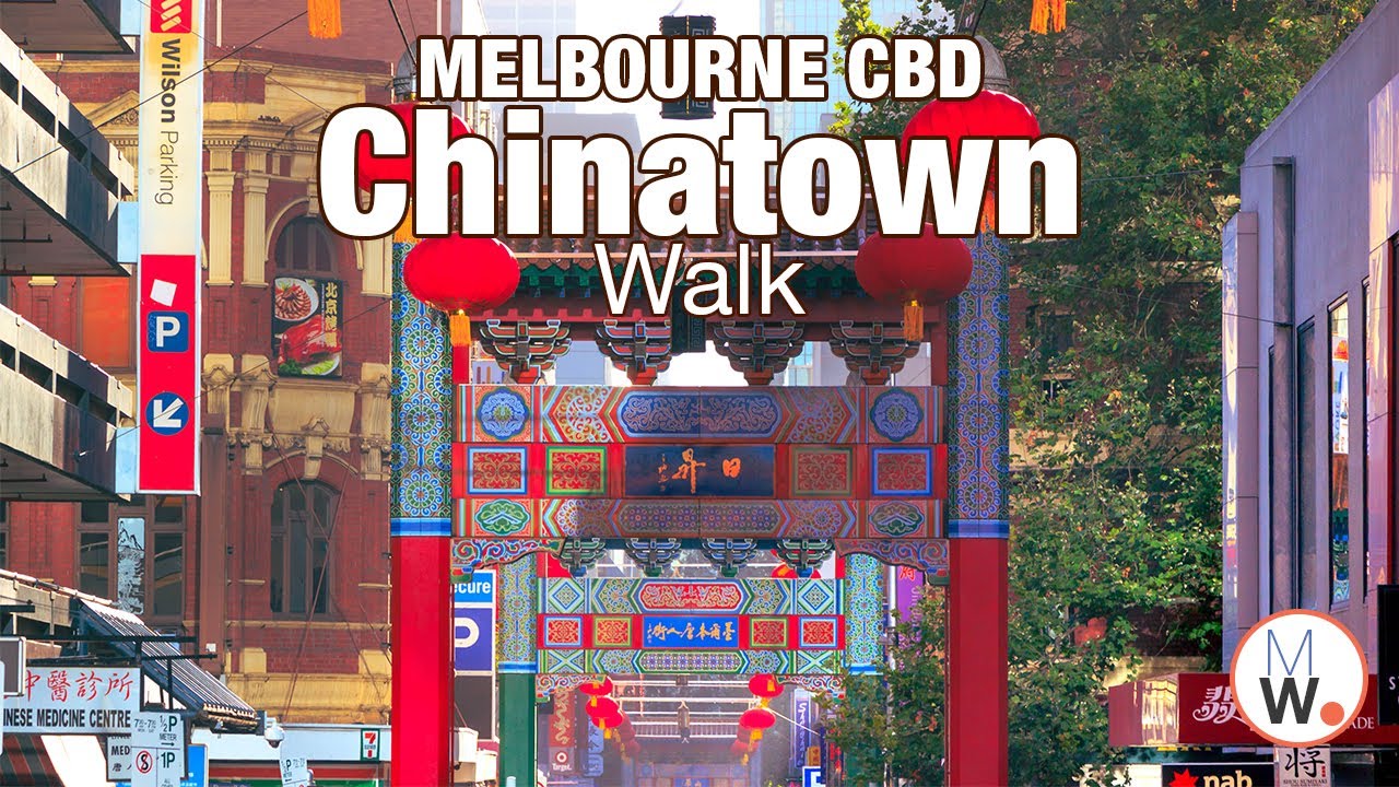 Melbourne CBD: Chinatown (Little Bourke Street) Walk🚶🏻&zwj;♀️【4K】