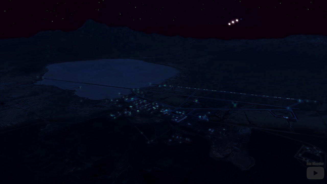 ASMR Area 51 at night UFO Ambience 7 Hours 4K - Sleep Relax Focus Chill Dream
