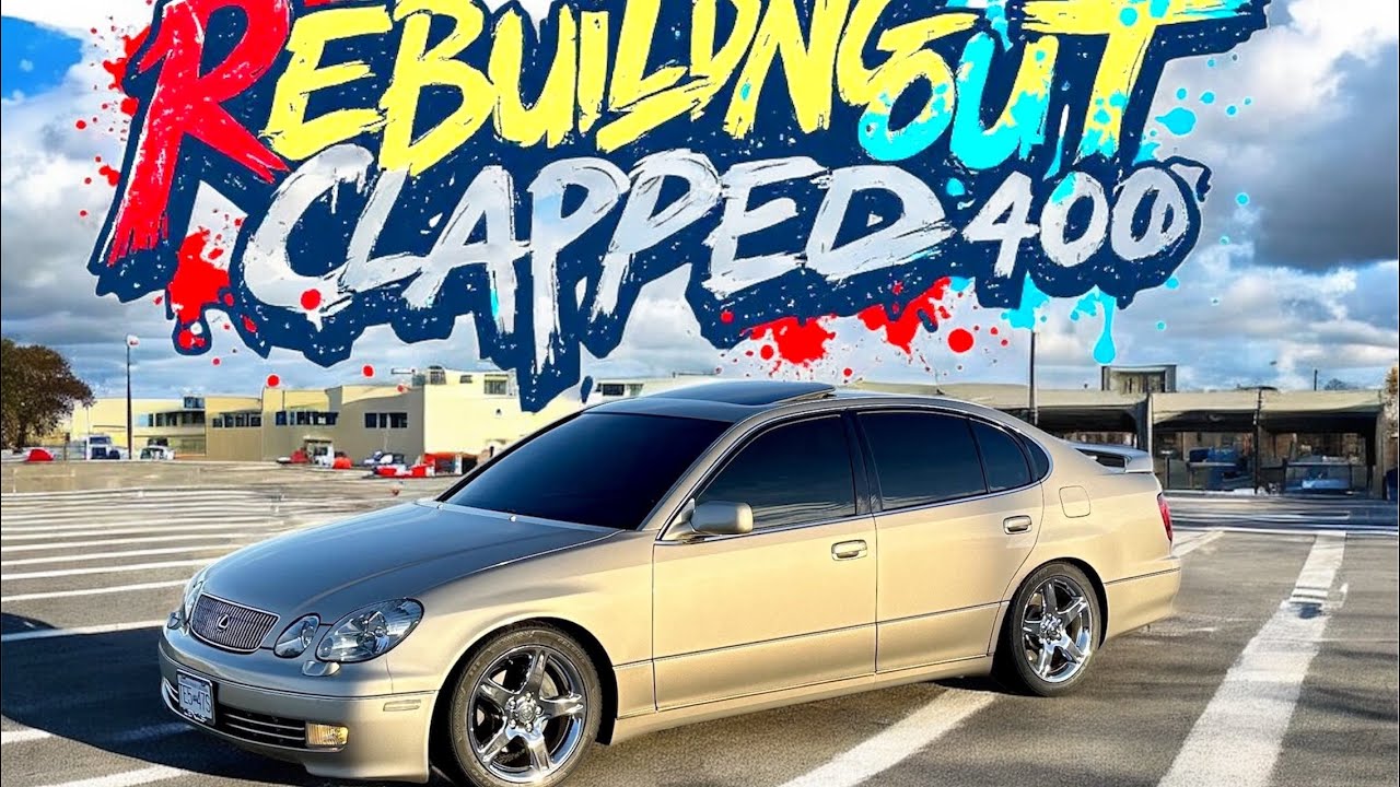Rebuilding A Clapped Out Lexus GS400 From Facebook Marketplace part 2.
