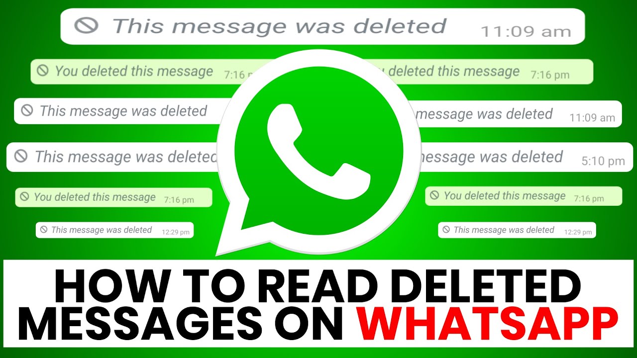 How To Read DELETED Messages on WHATSAPP!