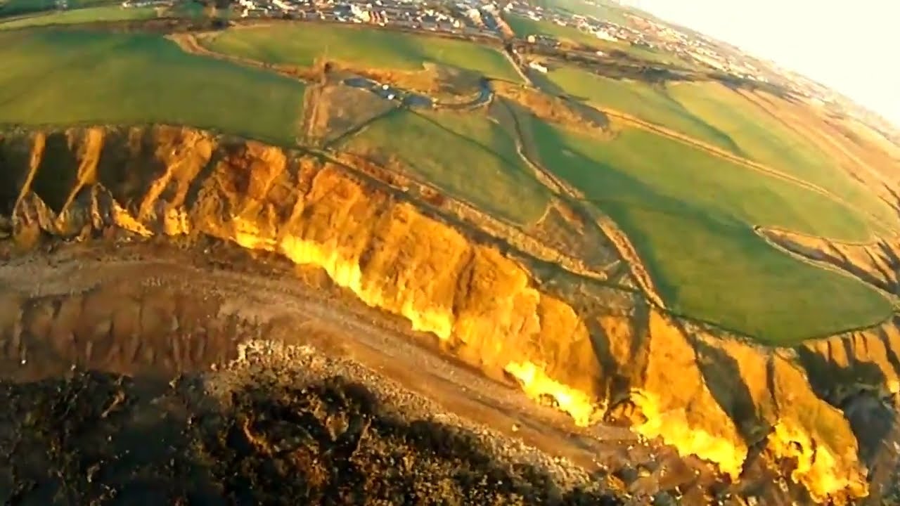 GoPro first test flight at Blackhall Rocks County Durham UK .mp4