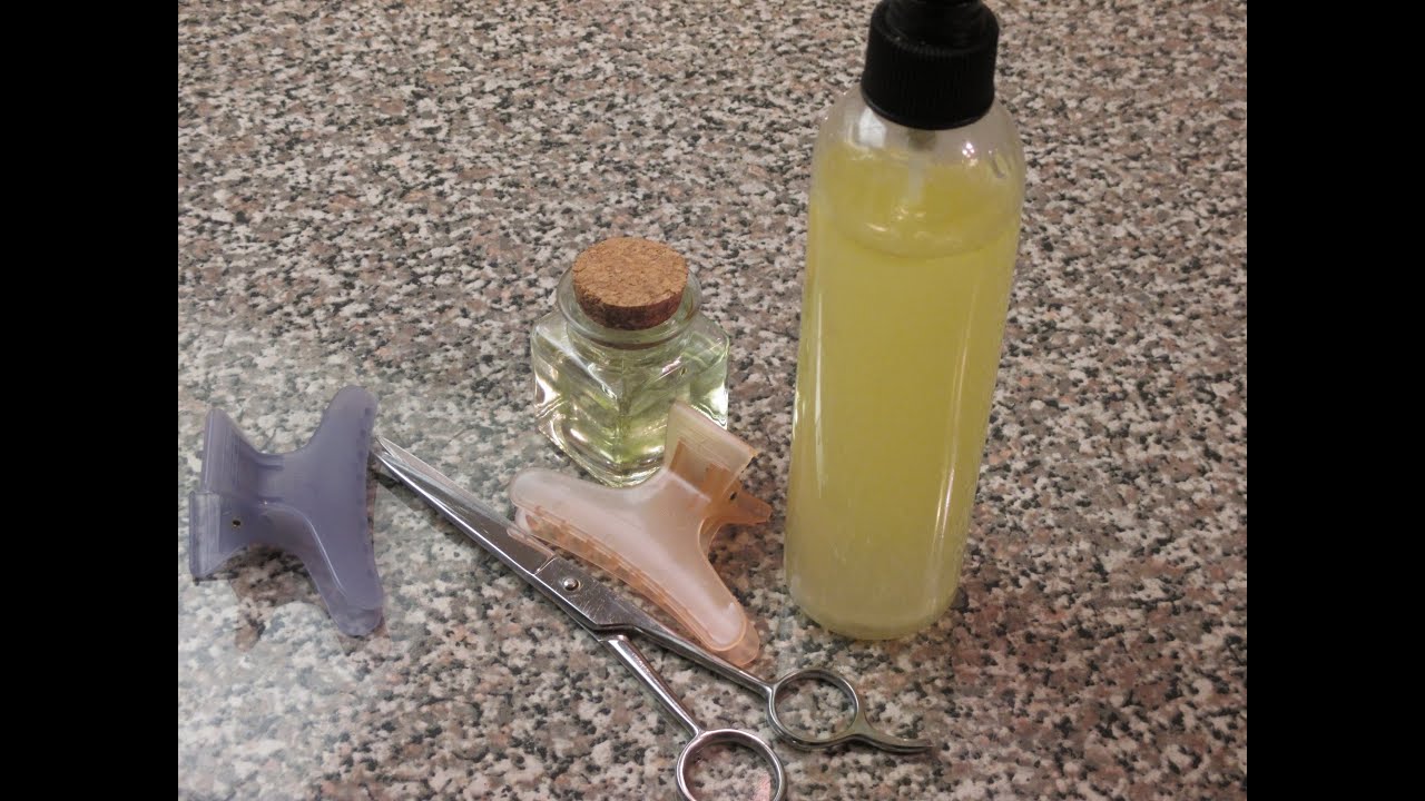 Homemade Hair Spritz For Natural Hair.