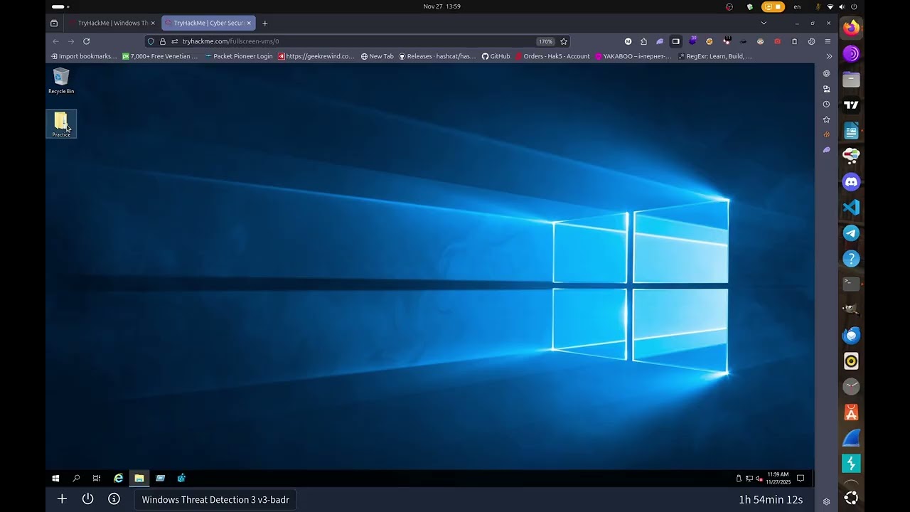 Windows Threat Detection 3 TryHackMe WalkThrough