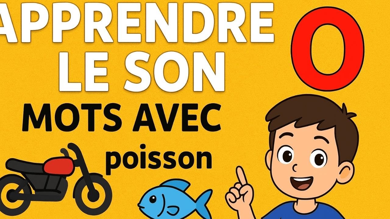 👉 Apprendre le son [O] en français | Mots simples et faciles