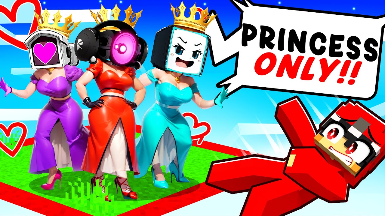 LOCKED on a ONE CHUNK with PRINCESS SKIBIDI SISTERS!