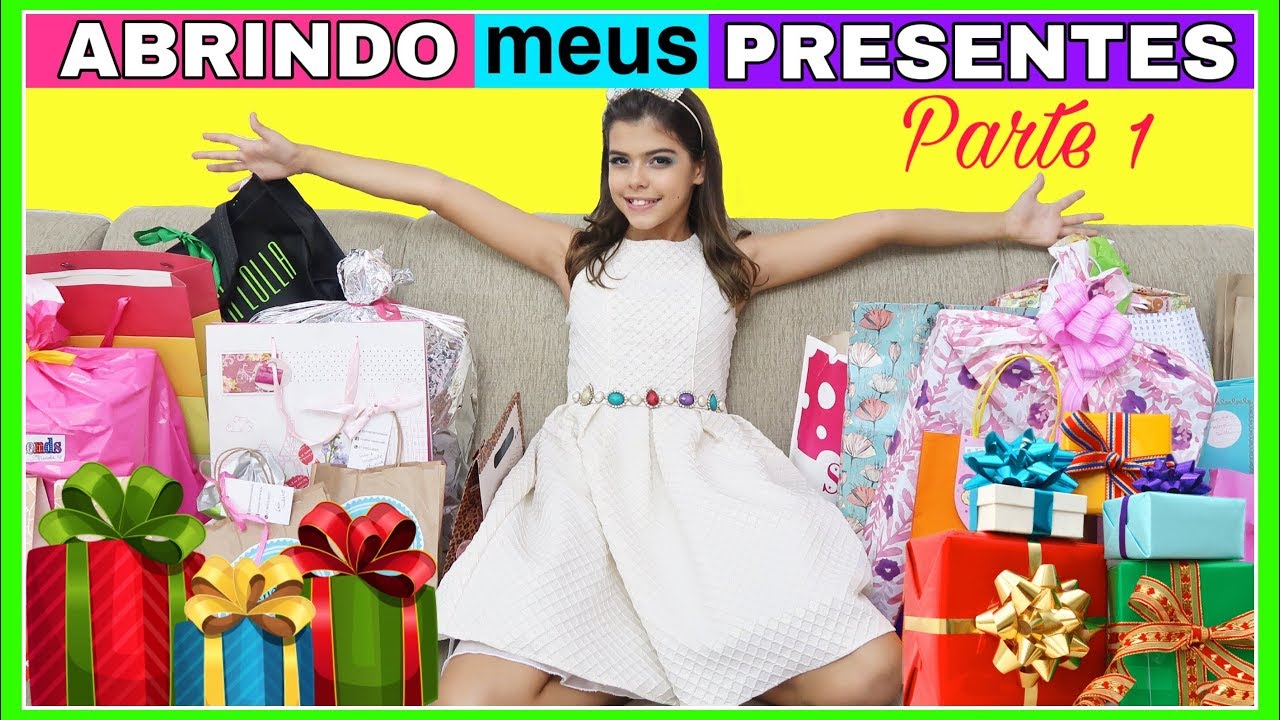 ABRINDO MEUS PRESENTES DE ANIVERSÁRIO - PARTE 1 |  NICOLE DUMER