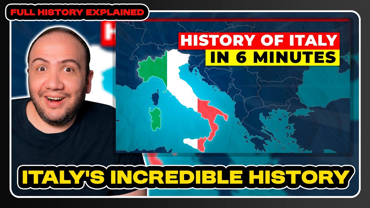 Полная история Италии за 5 минут 🇮🇹 Реакция учителя Пола