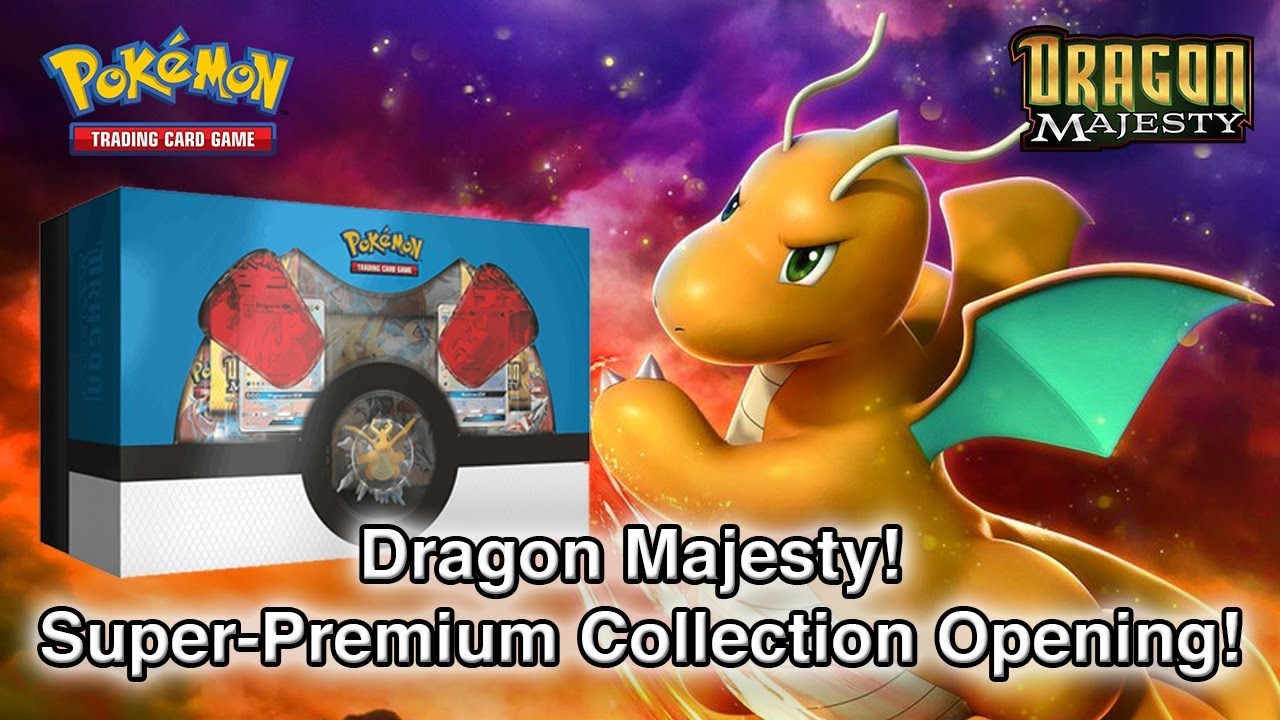 POKEMON! NEW!!! AWESOME!!! Dragon Majesty Super-Premium Collection Box Opening!