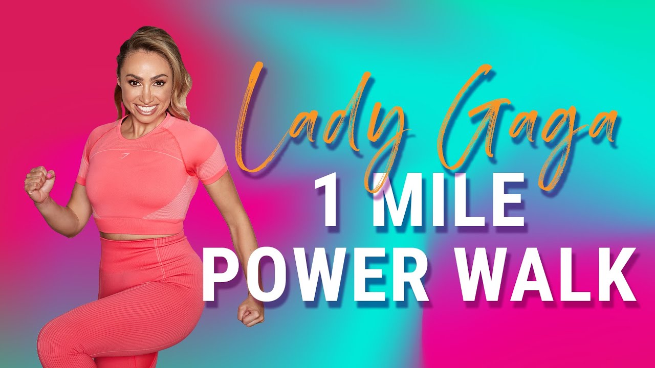 Lady Gaga Mix | 1 Mile Power Walk Workout | 2100 Steps At Home