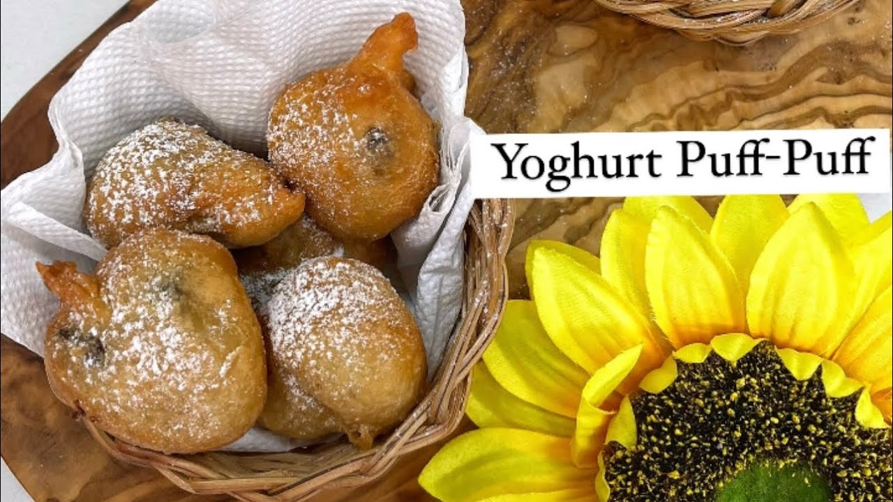 How to make Puff Puff with No yeast | Yoghurt Puff Puff | Beignets #youtubeblack #snacks #dessert