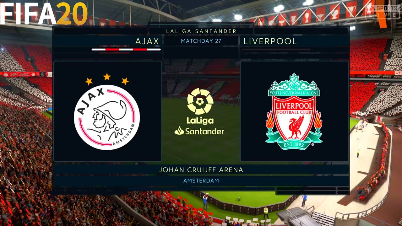 FIFA 20 | Ajax vs Liverpool - Super LaLiga - Full Match & Gameplay