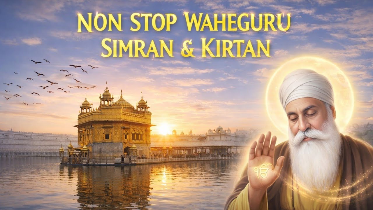 🙏NON STOP WAHEGURU SIMRAN & KIRTAN💛 MUST LISTEN DAILY🌼 SRI DARBAR SAHIB AMRITSAR (GOLDEN TEMPLE) 💫
