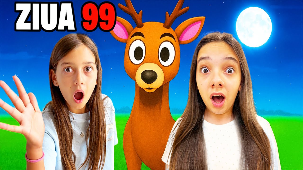 🤩 SUPRAVIEȚUIM 99 de zile în PĂDURE 🌳 Primul Gaming în Roblox cu MARA și TEO 👏