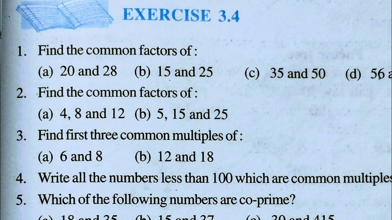 Class 6th maths l Exercise 3.4 l Chapter 3 l playing with number l NCERT l Solution l cbse board