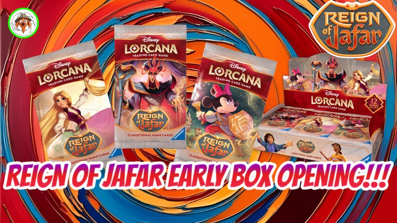 Disney Lorcana Reign of Jafar EARLY BOX OPENING!!! Will I Get Lucky?