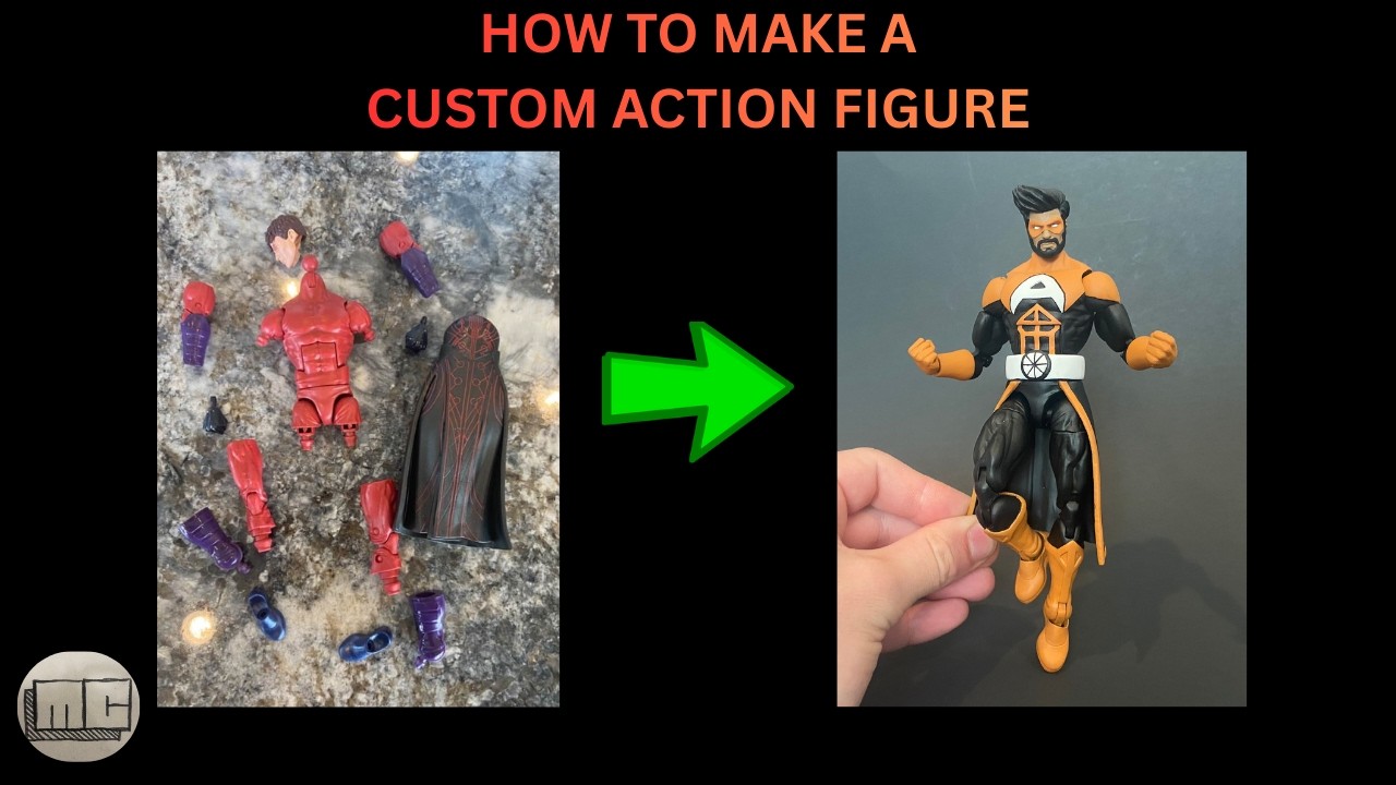 How To Make A CUSTOM ACTION FIGURE of your own ORIGINAL CHARACTER#actionfigures #customactionfigures