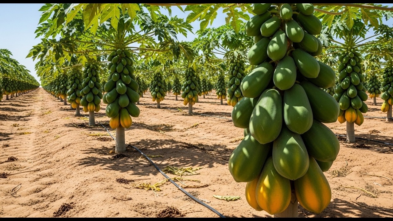 From Sand to Harvest The Epic Journey of Desert Papaya Farming