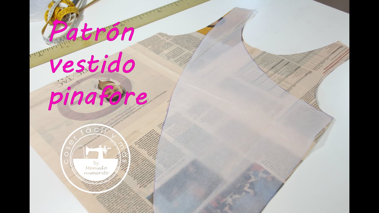 Cómo sacar el patrón del pinafore dress