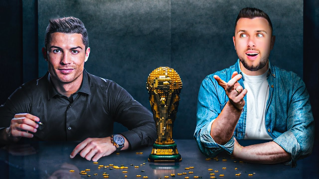 AM CONSTRUIT CEL MAI POPULAR LEGO DIN LUME CUPA MONDIALĂ LA FEL CA SI RONALDO!! 