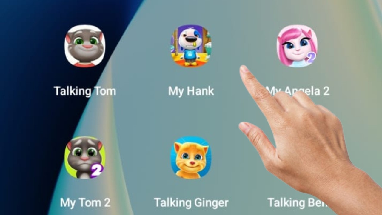 My Talking Tom Cat,My Talking Hank,My Talking Angela 2,My Talking Tom 2