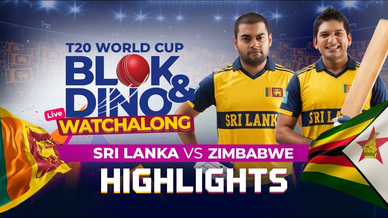 Sri Lanka vs Zimbabwe | Highlights | T20 World Cup 2026 | Live Watchalong with Blok & Dino
