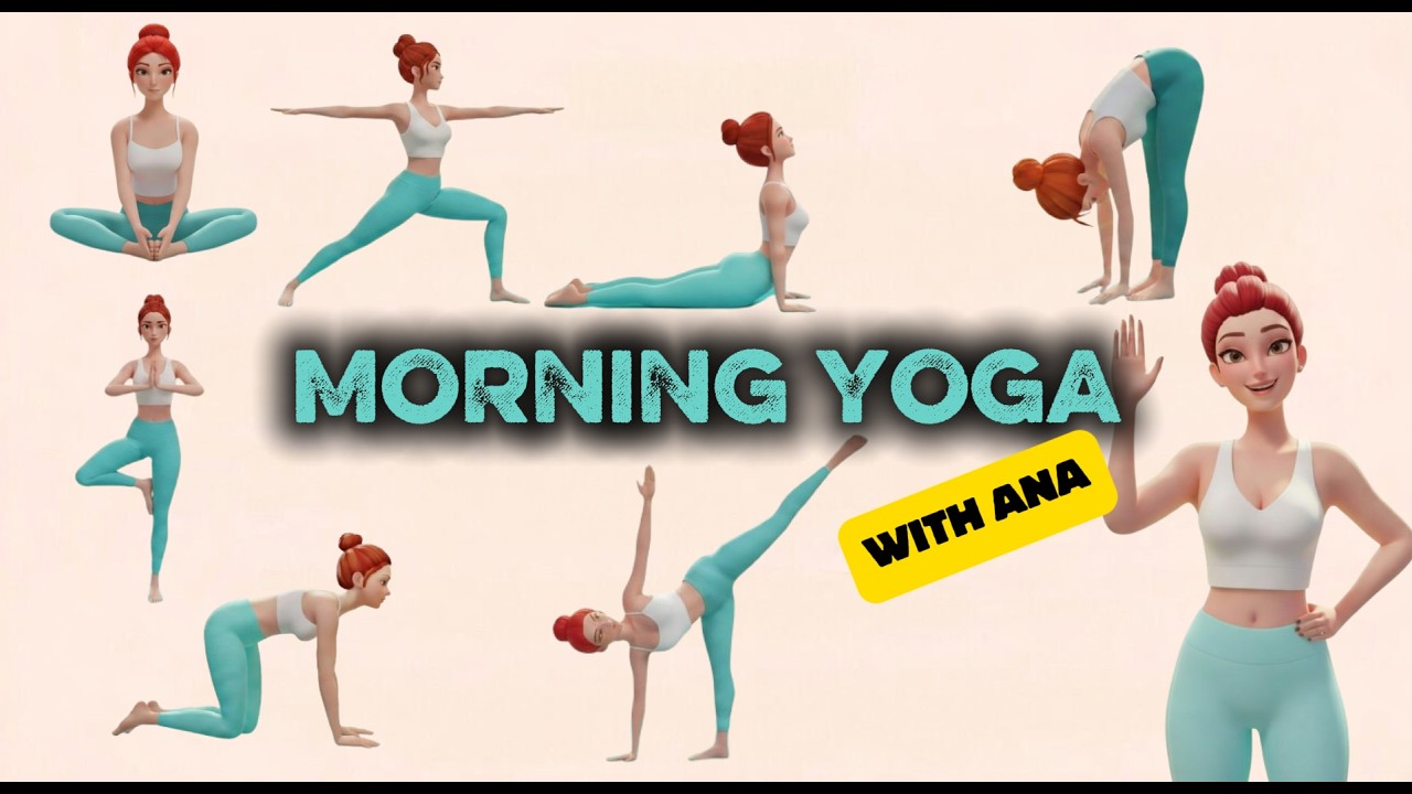 Wake Up Yoga With Ana | KPop Demon Hunters | Morning Yoga For Kids